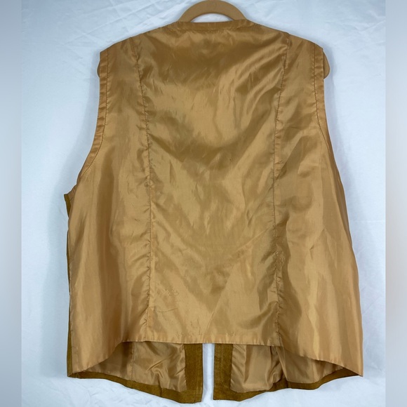 Desperado Tan Suede Vest Genuine Leather - Picture 2 of 6